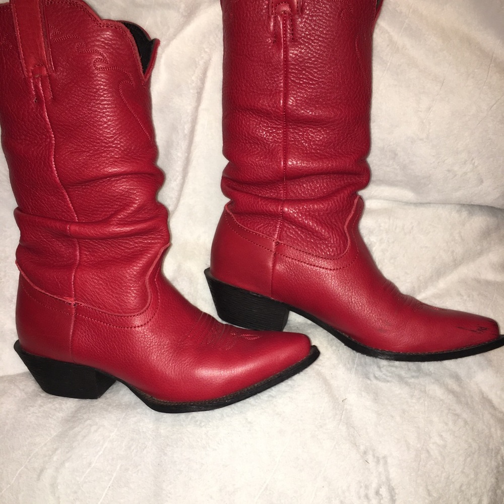 Nocona Slouchy Western Cowboy Leather Boots -Sz 5B